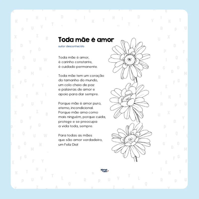 Poemas para mães