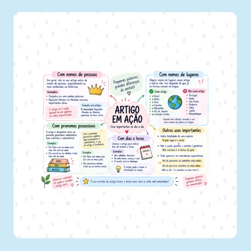 Mapas mentais - classes gramaticais